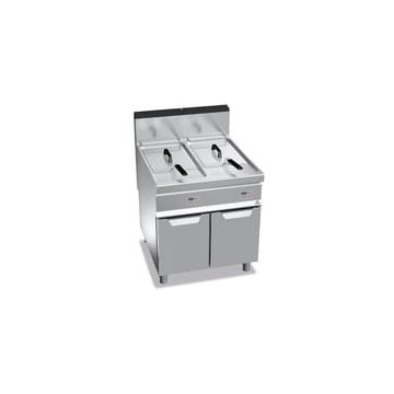 Bertos Maxima 900 gas fryer with cabinet - 22+22 l (electronic controls) 20480100 9GL20+20MEL