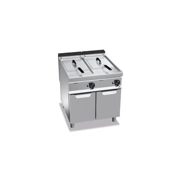 Bertos Maxima 900 22+22 l electric fryer on cabinet 20516600 E9F22-8MS