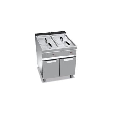 Bertos Maxima 900 electric fryer with cabinet - 22+22 l (electronic controls) 20516700 E9F22-8MEL