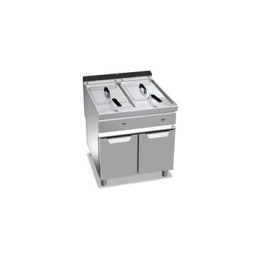 Bertos Maxima 900 electric fryer with cabinet - 22+22 l (electronic controls) 20516800 E9F22-8MSEL