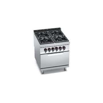 Bertos Maxima 900 4 burner gas cooker on 2/1 elec. oven 20705000 G9F4+FE