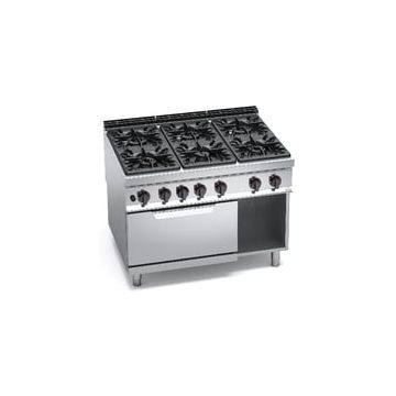 Bertos Maxima 900 6 burner gas cooker on 2/1 gas oven 20706000 G9F6+FG