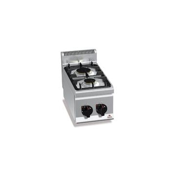 Bertos Plus 600 2-burner gas stove 21601000 G6F2B