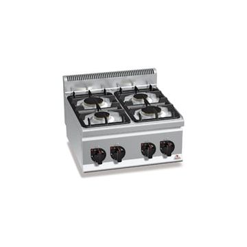 Bertos Plus 600 4-burner gas stove 21602000 G6F4B