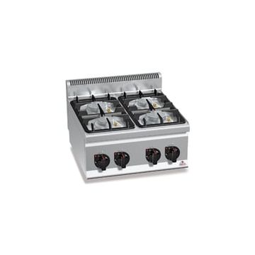 Bertos Plus 600 4-burner gas stove 21602100 G6F4BPW
