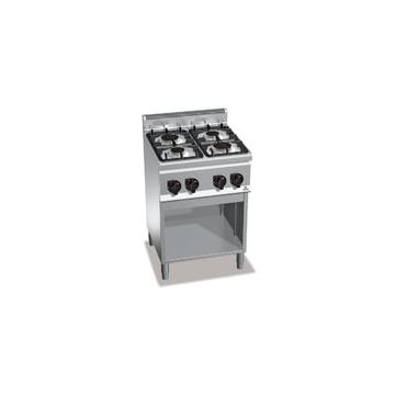 Bertos Plus 600 4-burner gas stove with cabinet 21602500 G6F4M
