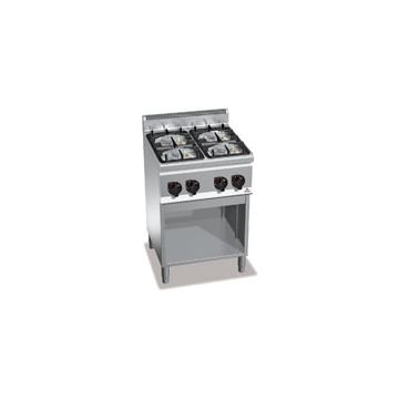 Bertos Plus 600 4-burner gas stove with cabinet 21602600 G6F4MPW