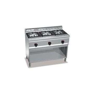 Bertos Plus 600 3-burner gas stove with cabinet 21660600 G6F3MH12