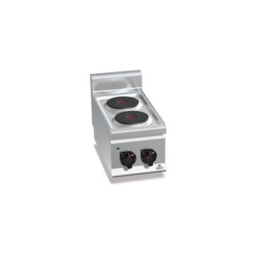 Bertos Plus 600 2 round plate electric stove 21721000 E6P2B