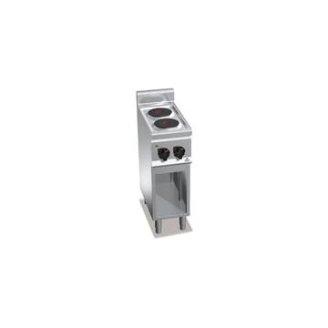 Bertos Plus 600 2 round plate electric stove with cabinet 21721500 E6P2M