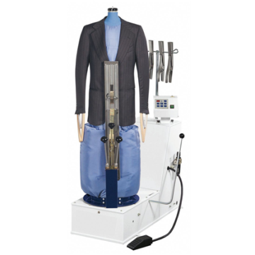 Electrolux FF1 Steam air finisher for jackes, coats and dresses. 1 HP blower. Arranged for external steam supply.

