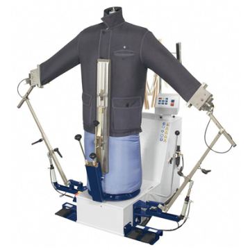 Electrolux FF2 Steam air finisher for jackes, coats and dresses. 1,7 HP blower. Arranged for external steam supply.

