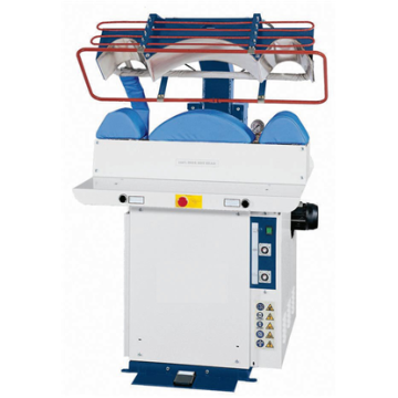 Electrolux FPA6-WC Collar and cuff shape, wet work press. Air operated press. Steam heated.

