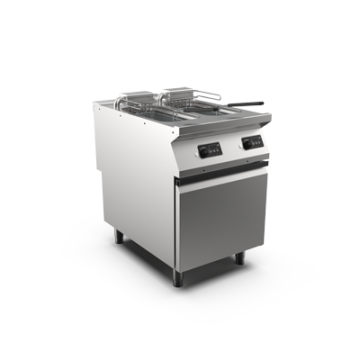Mareno FR96E10KA Twin pan electric fryer 10+10 l electronic controls stand