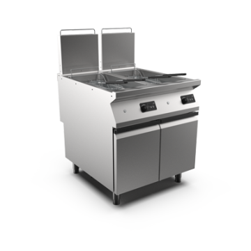 Mareno FR98G23KA Twin pan gas fryer 23+23 l e controls