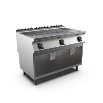 Mareno FT912ELCG Electric griddle smooth chrome plate open stand
