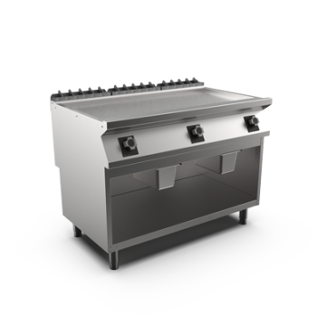 Mareno FT912ELCSG Electric griddle smooth chrome matt plate open stand