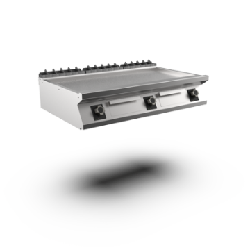 Mareno FT912ELCST Electric griddle smooth chrome matt plate top