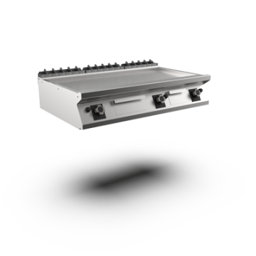 Mareno FT912GLCST Gas griddle smooth chrome matt plate top