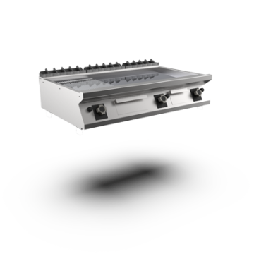 Mareno FT912GMCT Gas griddle mixed chromed plate top