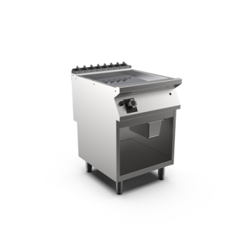 Mareno FT96GLCG Gas griddle smooth chrome plate open stand