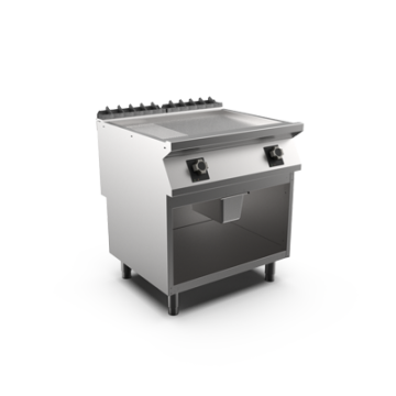 Mareno FT98EMCSG Electric griddle mix chrome matt plate open stand