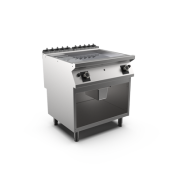 Mareno FT98GMCG Gas griddle mixed chrome plate open stand