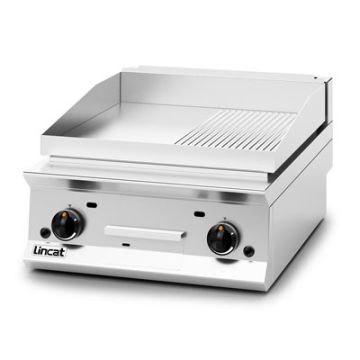 Lincat OG8201/R/N Opus Natural Gas Counter-top Griddle with Ribbed Plate