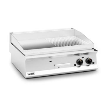 Lincat OG8202/R/N Opus Natural Gas Griddle Fry-Top with Ribbed Plate