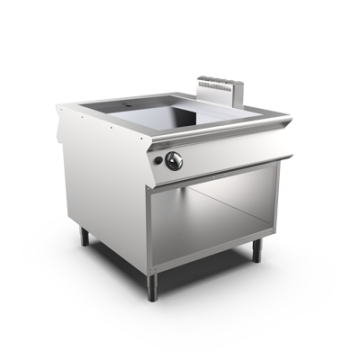 Mareno NFT109GTLG Pass through gas griddle smooth chrome matt stand