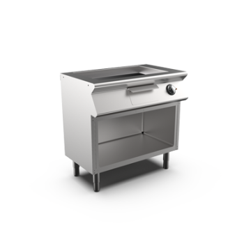 Mareno NFT10C9ELI Electric griddle smooth chrome matt plate h2 stand