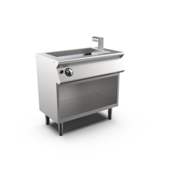 Mareno NFT10C9GTLCG Gas griddle smooth chromed plate stand