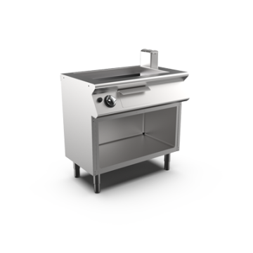 Mareno NFT10C9GTMI Gas griddle mixed chrome matt plate h2 stand