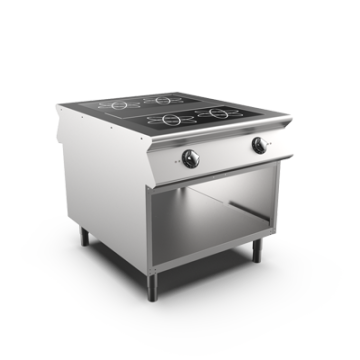 Mareno NI109EG Pass through 4 zone induction top stand