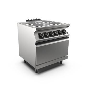 Mareno PC78EFEVPT 4 electric circular hotplate fan electric oven range