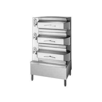 Cleveland PDL2 Pressure steamer, direct steam, open base