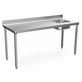 Electrolux 1800 mm Work Table with Upstand - Right Bowl PNC 132763