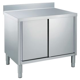 Electrolux 1200 mm Worktop Cupboard with Upstand, Shelf & Sliding Doors PNC 132777