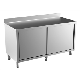 Electrolux 1600 mm Worktop Cupboard with Upstand,Shelf & Sliding Doors PNC 132779