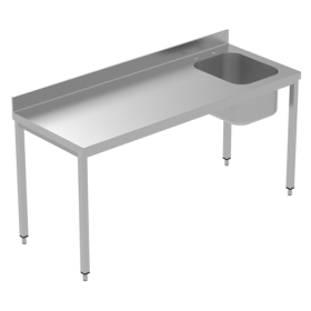Electrolux 1800 mm Work Table with Upstand - Right Bowl PNC 134025