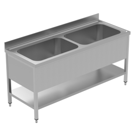 Electrolux 1800 mm Soaking Sink with 2 Bowl with Shelf PNC 134123