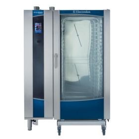 Electrolux 267785 air-o-steam Touchline combination oven gas 20 Grid 2/1 GN Tray Capacity. Model number: AOS202GTW1