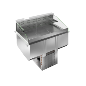 Electrolux Drop-in refrigerated well, ventilated, 1 refrigerated shelf and 1 neutral shelf (3 GN) PNC 341051