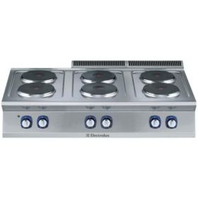 Electrolux 371019 Electric Boiling Top 700XP 6-Hot Plates. Model number: E7ECEL6R00