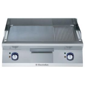 Electrolux 371187 700XP 800mm wide Electric Griddle with Mild Steel Cooking Surface. Model number: E7FTEHSPI0