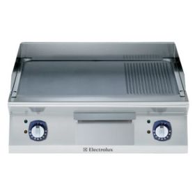 Electrolux 371197 700XP 800mm wide Electric Griddle with Chrome Cooking Surface. Model number: E7FTEHCPI0