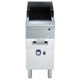 Electrolux 371237 400mm wide Gas Chargrill. Freestanding. Model number: E7GRGDGCFU