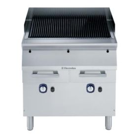 Electrolux 371238 800mm wide Gas Chargrill. Freestanding. Model number: E7GRGHGCFU