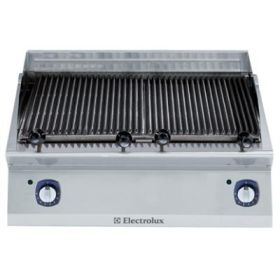 Electrolux 371240 800mm wide electric Chargrill. Model number: E7GREHGS0U