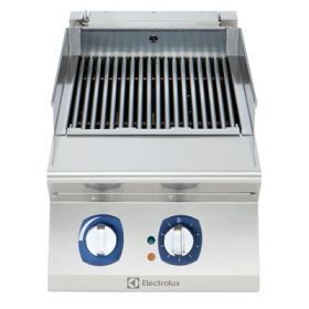 Electrolux 371266 700XP 400mm wide electric Chargrill. Model number: E7GREDGS0P